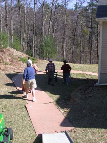 Rolling down the walkway (Tim Szczesuil, Chip Hitchcock, others.)